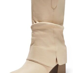 Elegant Cream Women's Boots